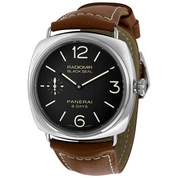 panerai men's radiomir 1940 3 day black dial strap watch|Panerai Radiomir 1940 3 Days Automatic Black Dial Men's Watch .